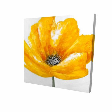 FONDO 16 x 16 in. Beautiful Yellow Flower-Print on Canvas FO2795165